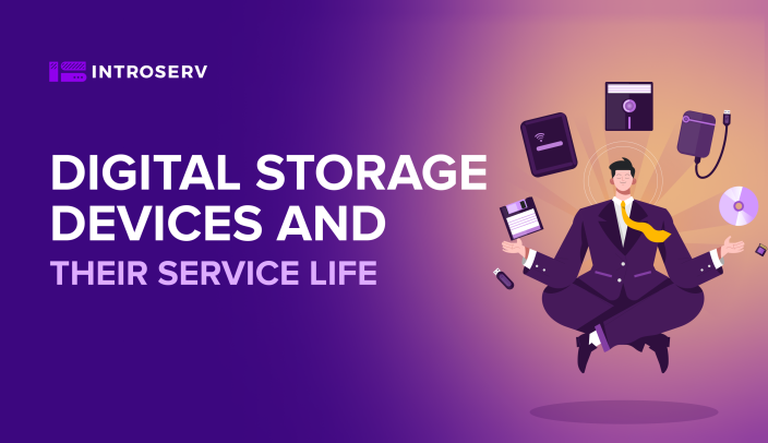 Various types of digital information storage devices