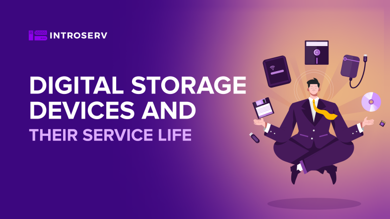 Various types of digital information storage devices