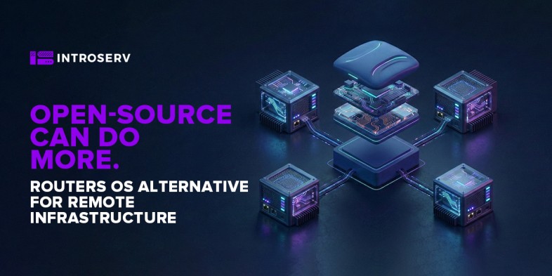 Open-source can do more. Router OS alternative for remote infrastructure