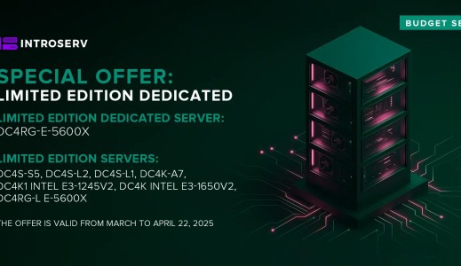 Special Offer: Limited Edition Dedicated Servers – Get Yours Before They're Gone!