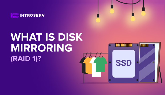 What is disk mirroring (RAID 1)?