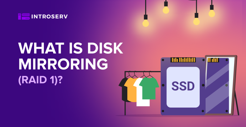 What is disk mirroring (RAID 1)?