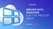 Limited time offer! Server with Windows for the price of Linux