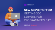 NEW SERVER OFFER! Getting 300 servers for Programmer's Day
