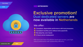 Dedicated servers with dual processors are on sale in the Netherlands!
