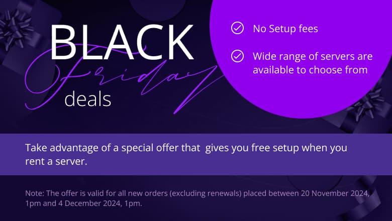 Black Friday deals are available for ALL INTROSERV's customers