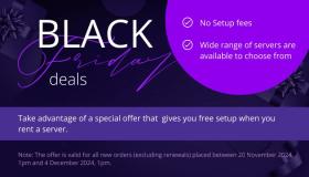 Black Friday deals are available for ALL INTROSERV's customers