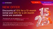 Discounts on long-term Dedicated Server rental are available
