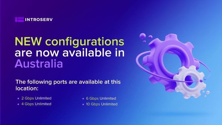 New configurations are now available in Australia