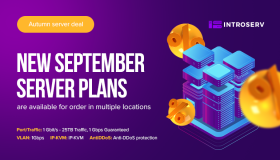 Upcoming Server Plans for September: Introducing State-of-the-Art Processors at INTROSERV