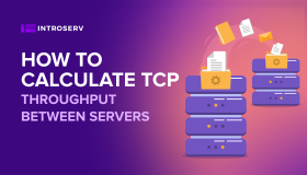 How to estimate TCP throughput between servers