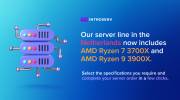 New Server Plan AMD Ryzen is now available in the Netherlands