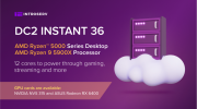 New Server Plan DC2 INSTANT 36 is now Available