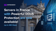 Servers in France with powerful DDoS protection