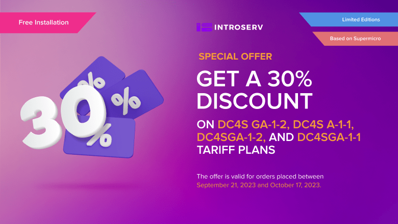 Get 30% Discount on DC4S Server Plans with Free Installation