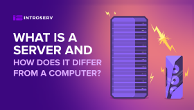 What is a server, and how does it differ from a computer?