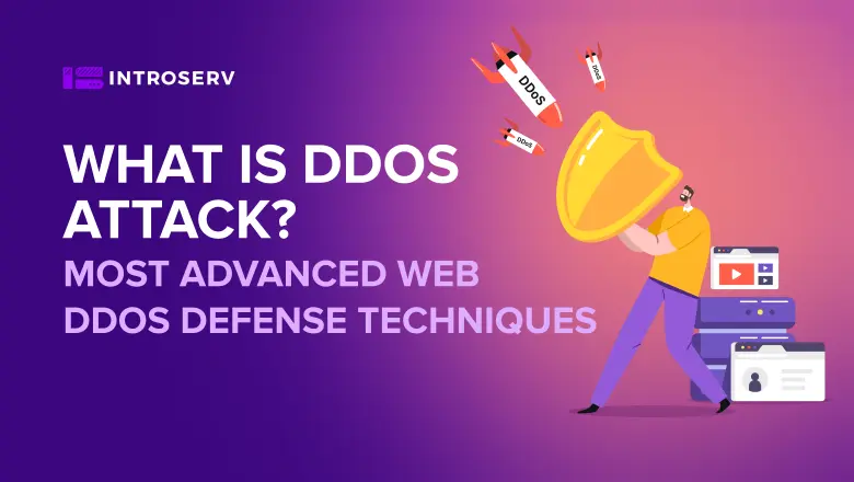 What is a distributed denial-of-service (DDoS) attack, and what danger it poses for the server?