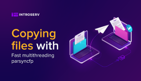 Copying files with fast multithreading parsyncfp