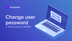 Change user password in Windows Server 2019 RDP