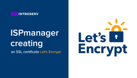 ISPmanager creating an SSL certificate Let's Encrypt