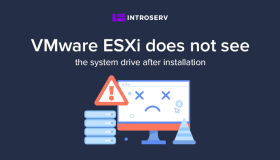 VMware ESXi does not see the system drive after installation