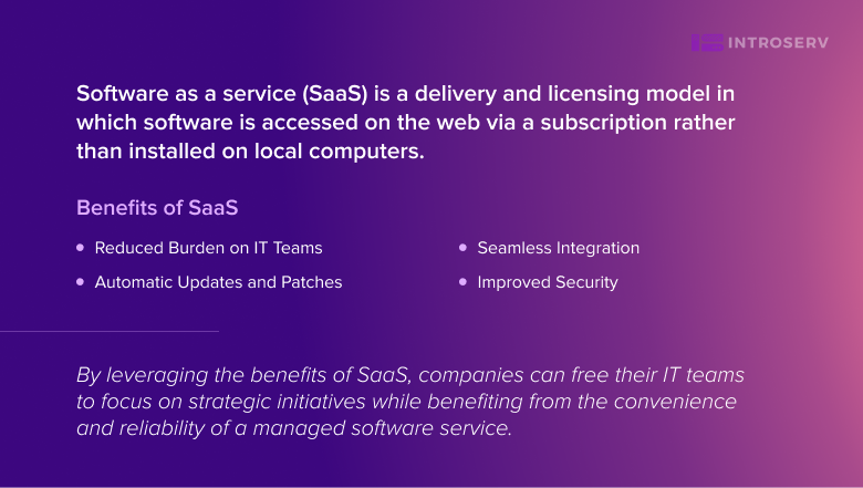SaaS is off-the-shelf application software hosted in the cloud