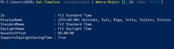 Configuring Time Zone in Windows