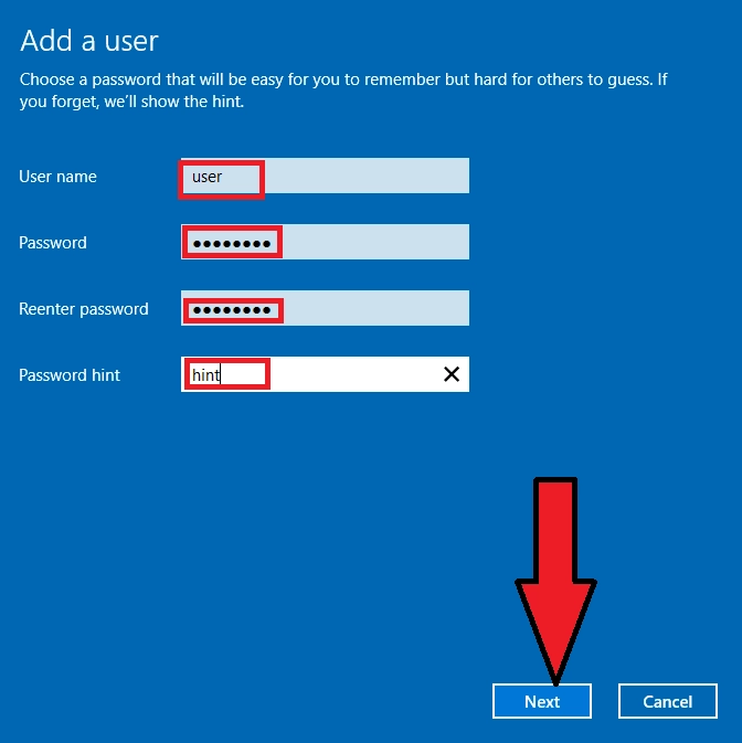 How to create a user in Windows Server and allow RDP connection