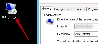 Remote Desktop Connection via RDP