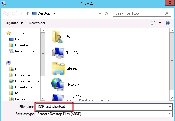 Remote Desktop Connection via RDP