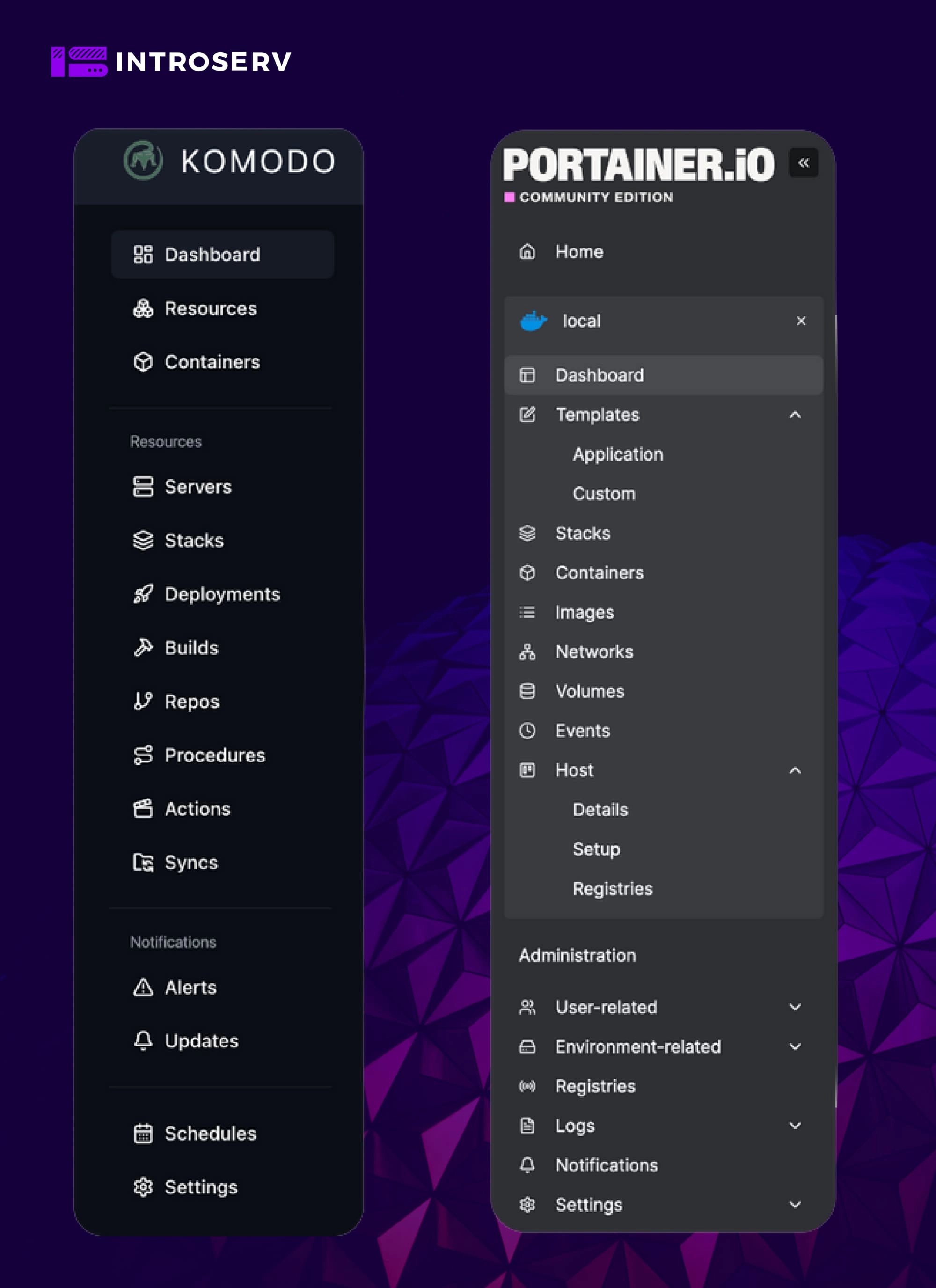 Komodo vs. Portainer CE: Visual Docker Control and the Choice Between Automation and Versatility