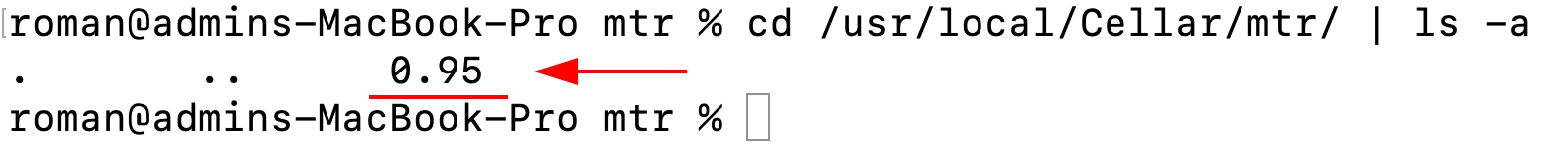 MTR test on Mac OS