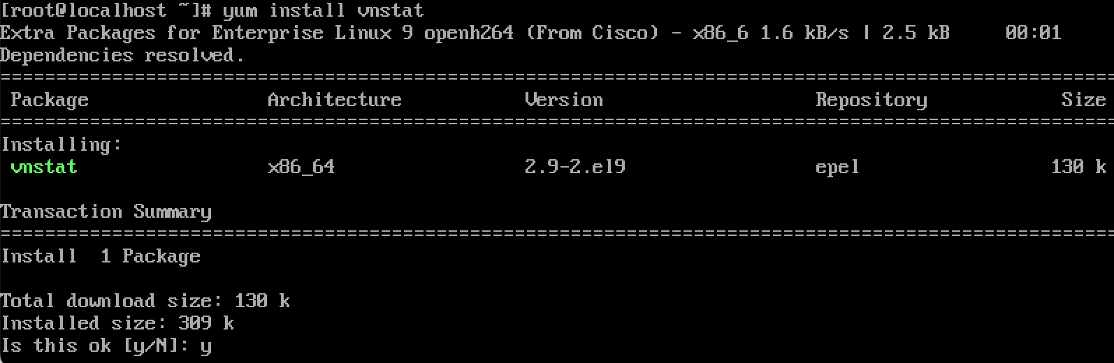 Logging and monitoring traffic consumption using VnStat