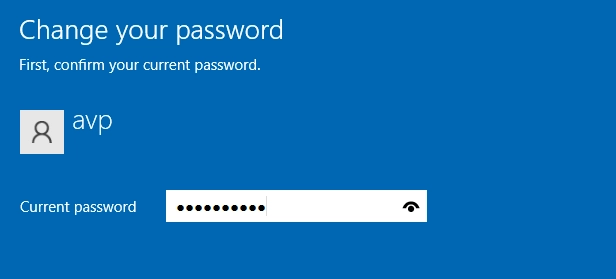 How to change a Windows password