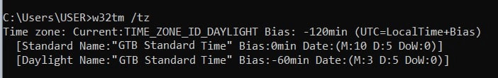 Configuring Time Zone in Windows