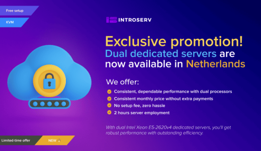 Dedizierte Server mit Dual-Prozessoren sind in den Niederlanden im Angebot!