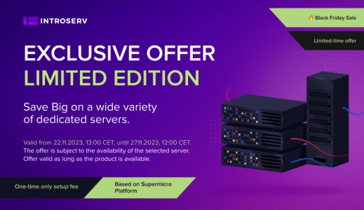 Neue Black Friday Server-Angebote