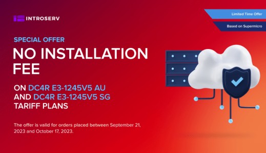 Neues Angebot! Leistungsstarke dedizierte Server mit KOSTENLOSER Installation!