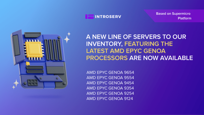 Server mit AMD EPYC GENOA Prozessoren sind jetzt auf Lager