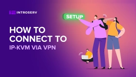 Verwendung eines VPN zur Verbindung mit IP-KVM