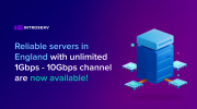 Zuverlässige Server in England mit unbegrenztem 1Gbps - 10Gbps Kanal
