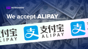 Wir akzeptieren Alipay