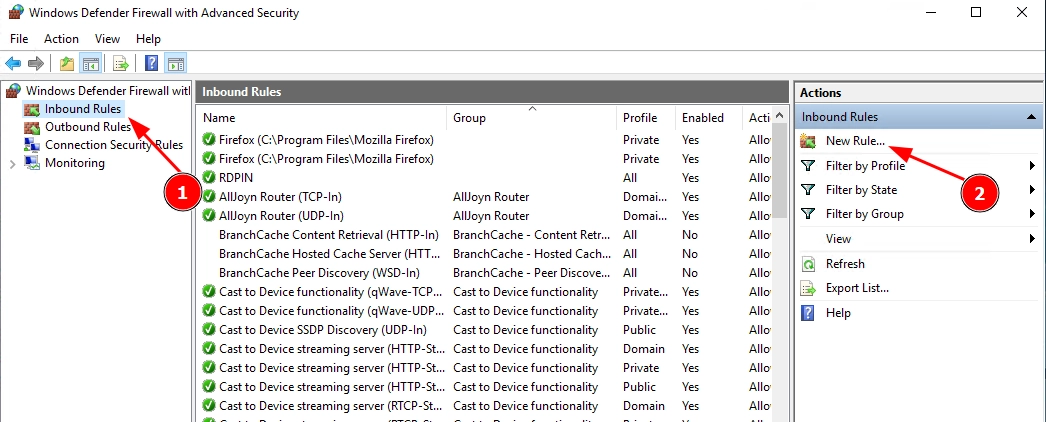 Windows Server RDP-Anschluss ändern