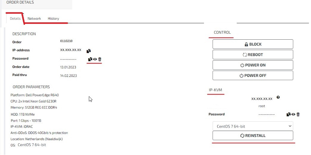 Merkmale des persönlichen Kontos