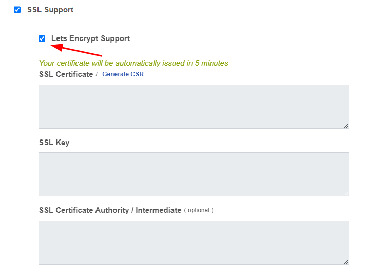 Installation des VestaCP SSL-Zertifikats