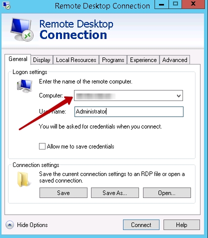Remote-Desktop-Verbindung über RDP
