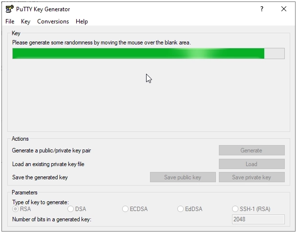 SSH-Schlüssel-Authentifizierung in PuTTY