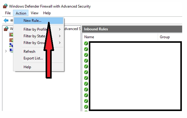 Blockieren der UDP-Verbindung zu Port 389 durch die Firewall