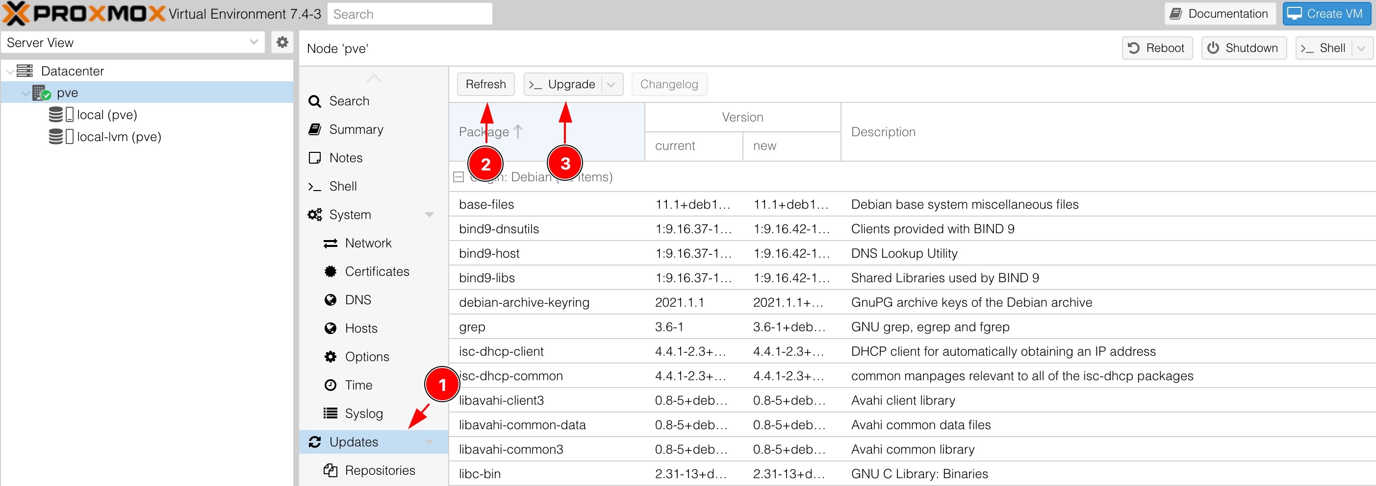 Upgrade von ProxmoxVE 7 auf ProxmoxVE 8