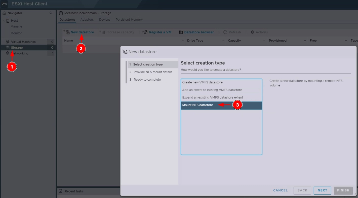 Verbindung von Introserv Cloud Storage mit dem Server